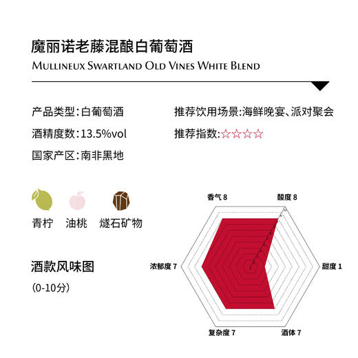 魔丽诺老藤混酿白葡萄酒 商品图1