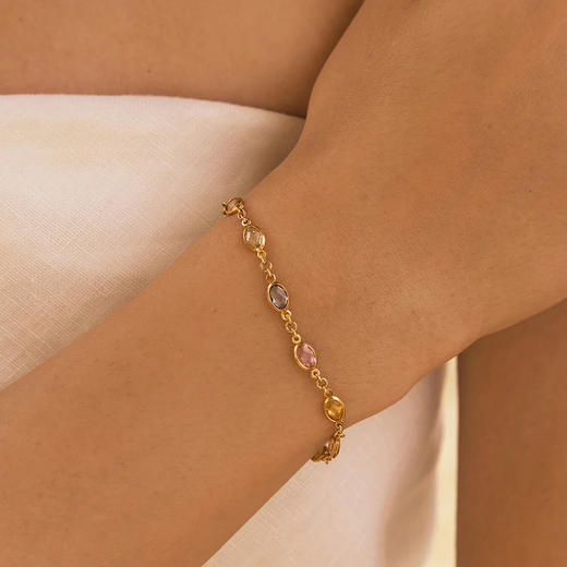 在途4周到｜Agapee-Fruitera-多彩锆石 手链［法国设计师］ 商品图8