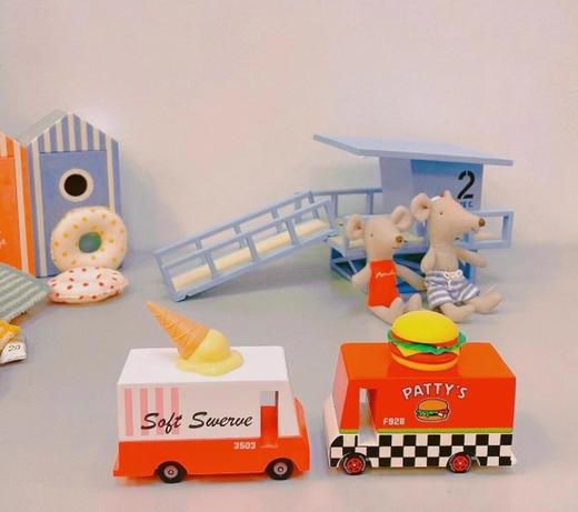 CandyCar木质手工小车--美食系列热狗餐车 商品图4