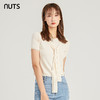 NUTS商场同款夏季纯色简约设计感圆领百搭T恤女221053118 商品缩略图5