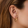 北京仓｜Agapee-ZÉPHIR-不规则 锤纹 耳环［法国设计师］ 商品缩略图0