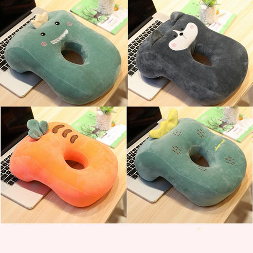 自然醒超柔水晶绒带孔PP棉午睡枕儿童午睡小学生桌上抱枕女生睡觉枕头QYL 商品图2