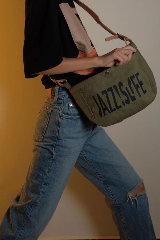 【Jazz is Life】手工报童包 商品图3