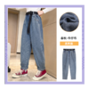 B177女童牛仔裤春秋款2025新款童装宽松儿童阔腿裤女大童春装裤子 商品缩略图0