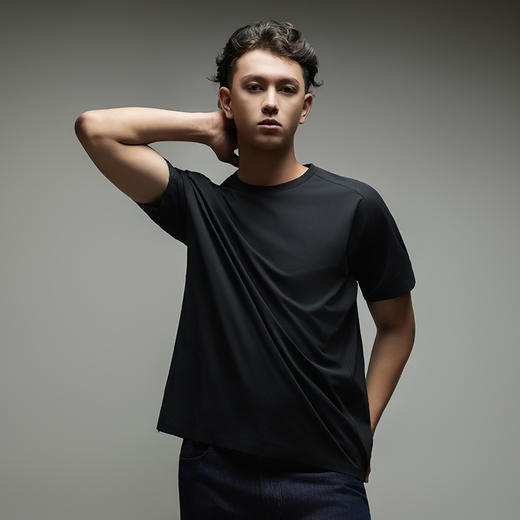 4158m山系行政 观夏S1贴身层吸湿圆领T恤速干T恤男圆领速干透气 商品图3