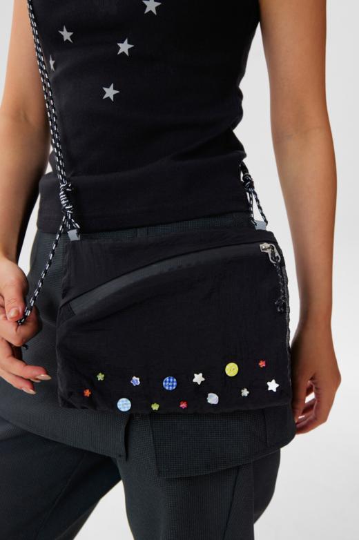 CryingCenter 可爱纽扣反光斜挎包 哭喊中心 商品图4