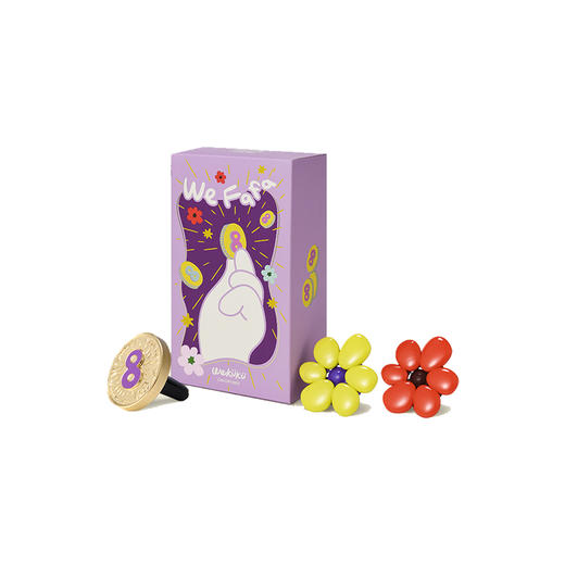 WEKUKU 一路花车载香氛 礼盒扩香汽车出风口香水扩香器 商品图0