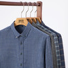 【100%精梳棉】圣得西2025秋季新款抗皱不易褪色磨毛格纹男士衬衫 商品缩略图8