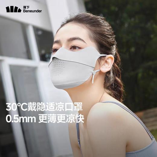蕉下轻薄无痕护眼角防晒口罩AL203 蓝烟灰 商品图1