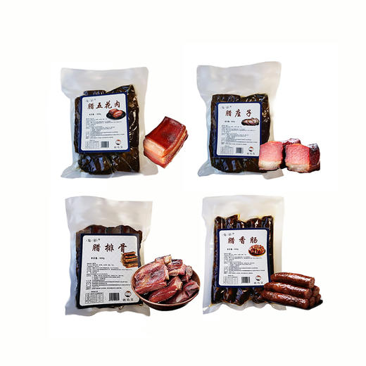 湖北巴东 施彩 腊肉组合 2kg 商品图6