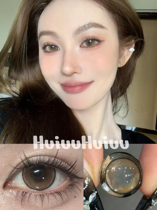 <日抛大直径>Tiny natch-可可布丁 棕-14.5mm【日抛 0-1000度 含525/575】 商品图0