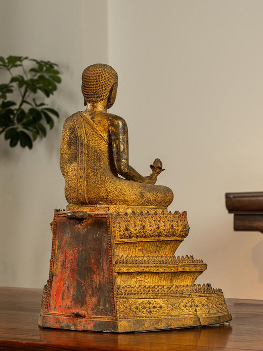 清	铜鎏金释迦摩尼佛像 商品图2