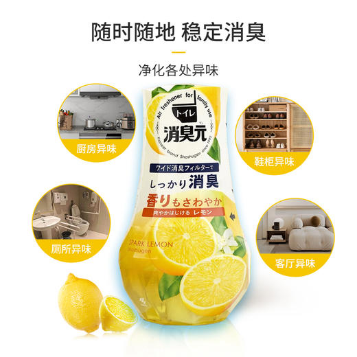 日本进口小林制药消臭元(柠檬香)400ml 商品图3