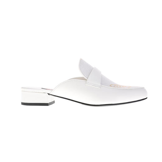 sheme非遗宋锦蝴蝶蜕变女式圆头粗跟优雅时尚穆勒鞋可定制 商品图5