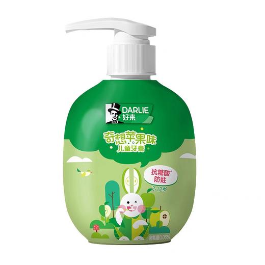 好来奇想苹果味儿童牙膏 120g/支 商品图0