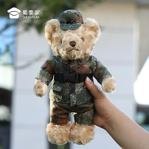 【迷彩小熊小陆&小武】毛绒公仔玩具儿童坐姿/站姿毛绒小熊玩偶布娃娃送礼礼品礼物 商品图7