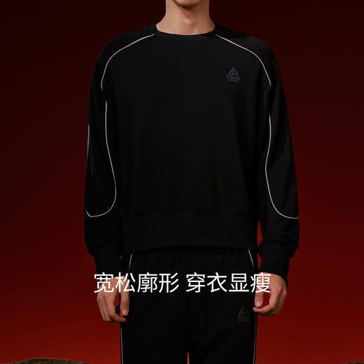 完型-21A撞色条卫衣 商品图2