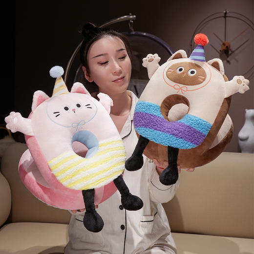 自然醒小手大开冰豆豆双面午睡枕办公室午休神器儿童午觉趴桌上小学生抱枕QYL 商品图13