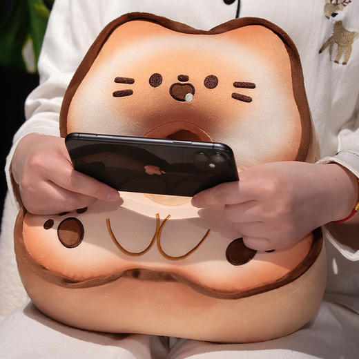 自然醒黄油饼干冰豆豆双面午睡枕办公室午休神器小学生趴睡枕桌上趴枕抱QYL 商品图13