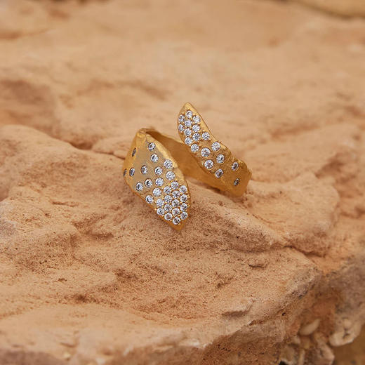 在途4周到｜Agapee-RHÉA-开口 白宝石 戒指［法国设计师］ 商品图2