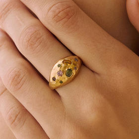 在途4周到｜Agapee-Dali-多彩锆石 戒指［法国设计师］