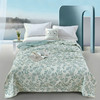 【多样屋专柜】雅鹿A类水洗双层纱大豆被200*230（花色：绿风铃） 商品缩略图0