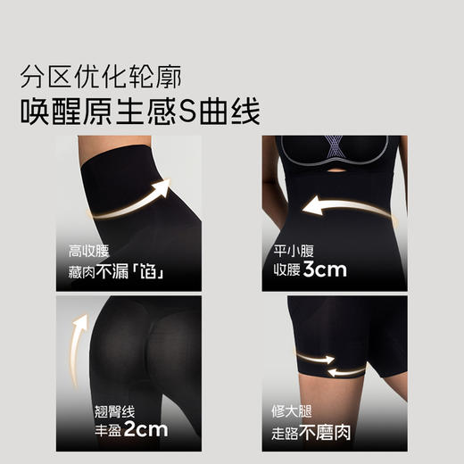 【积分兑换】沙漏裤收腹裤女夏季新款强力塑身提臀裤无痕塑形安全内裤 商品图1