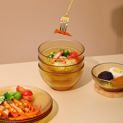 【美国西屋波点系列餐具】波点系列玻璃餐具6件套WCBB06 商品图0