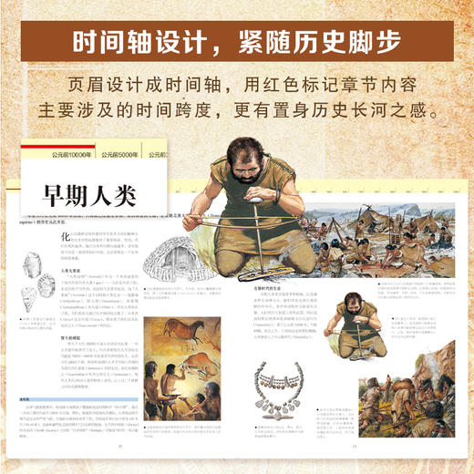 《世界历史大百科》全彩精编典藏版， 适合打开就爱上的历史百科全书！纵横百万年世界史，读懂今日世界！ 商品图8