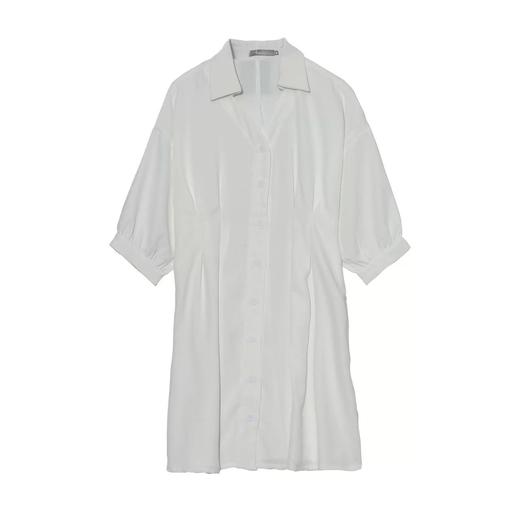 【诗铭洛可】2186连衣裙V领中裙衬衫裙B3-1 商品图8