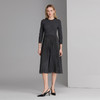 EITIE爱特爱圆领长袖针梭拼接假两件连衣裙8301007 商品缩略图1