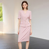 IWY/夏天薄款小西装套装女新款粉色职业装气质女神范高端两件套CS2290 商品缩略图0