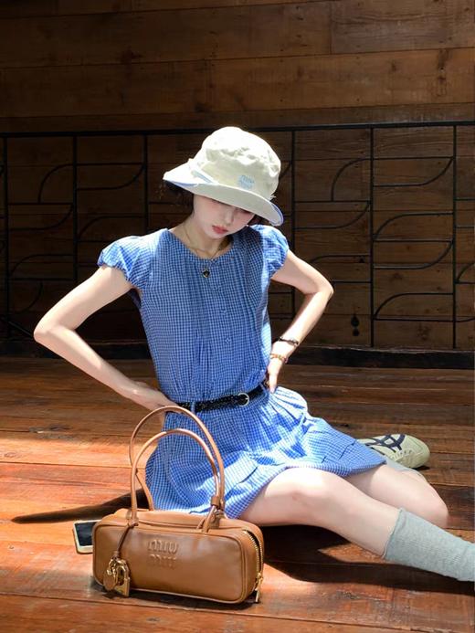 浮生八记/25B093/复古学院感格子连衣裙 商品图2