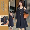 参与8折活动！ 超级福利【诗铭洛可】2026（短款/长款）XCA427连衣裙学院风海军领 商品缩略图0