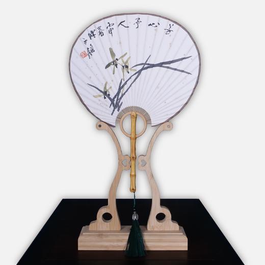 陈永锵《芳心予人》国画原作20CM*25CM 手绘宣纸团扇花鸟作品 商品图2