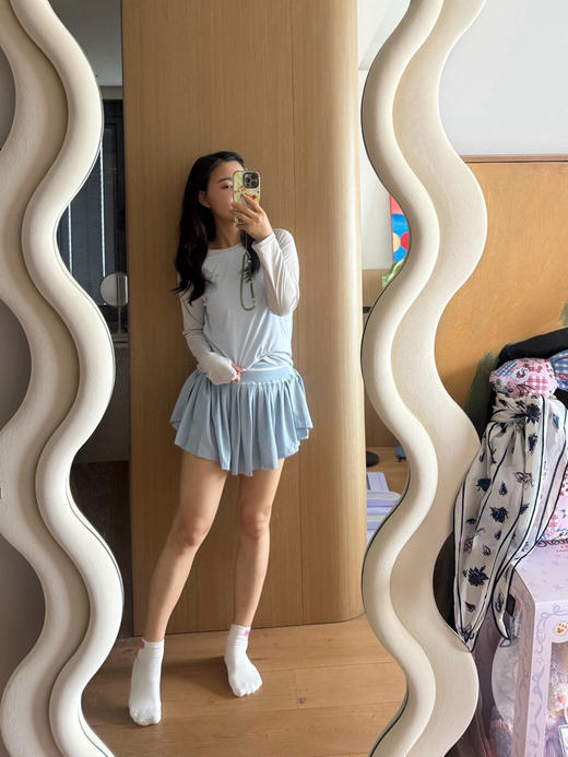 晶晶自留网球百褶短裤裙 商品图1