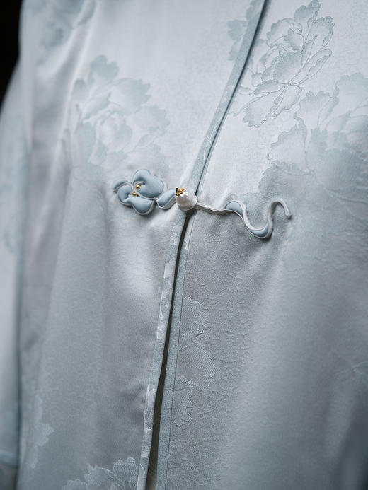 盛唐牡丹盛奢系列| 牡丹纹真丝拼西阵织外套 商品图2