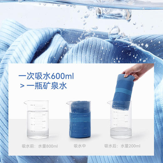 雀说 吸水速干浴巾户外健身运动毛巾加厚便携式LJ05 商品图3