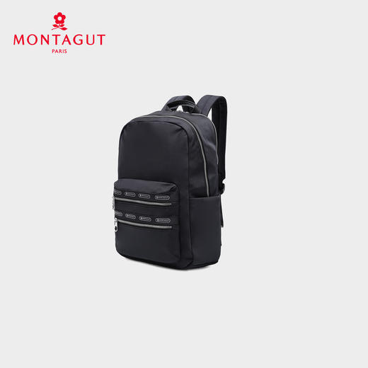 梦特娇中性新款织物布材质大容量书包通勤双肩包时尚背囊旅行背包 商品图1