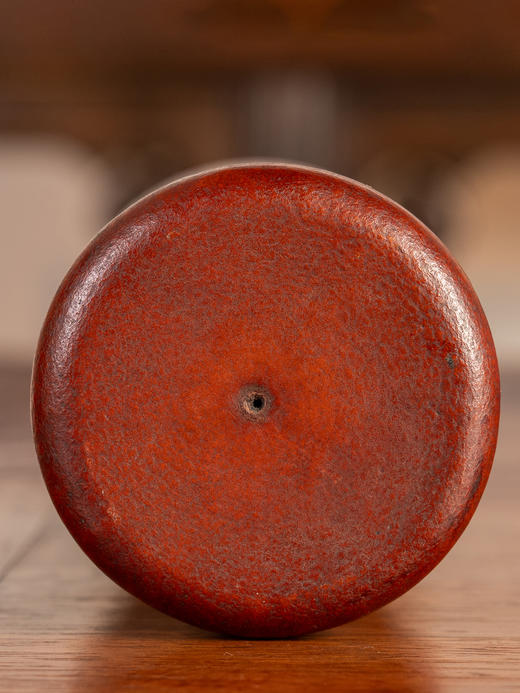 清	匏器雕双禄图束腰笔筒 商品图4