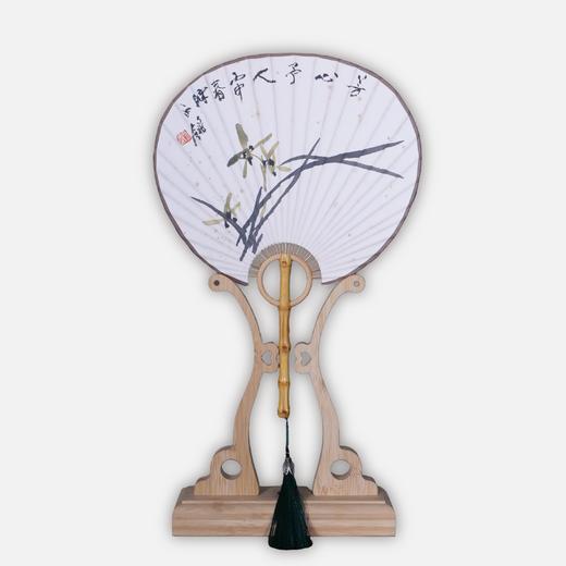 陈永锵《芳心予人》国画原作20CM*25CM 手绘宣纸团扇花鸟作品 商品图1