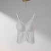西子/【星芒】法式V领蕾丝带固定胸垫背扣百搭吊带背心/MNC138 商品缩略图3