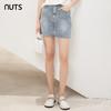 NUTS夏季新品时尚百搭气质水洗牛仔半裙221065235 商品缩略图0