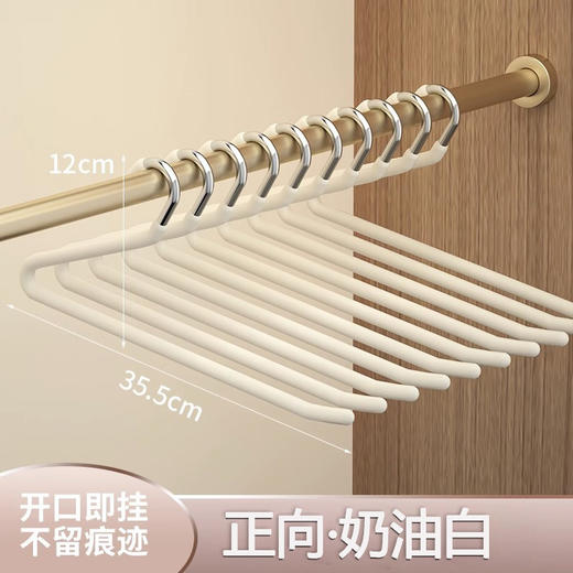 【为衣柜省点空间，为收纳省点时间~】鹅型裤架家用挂裤子衣架专用 无痕裤夹防滑2形 Z字衣柜内置收纳神器-QA 商品图5