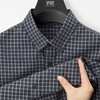 【100%精梳棉】圣得西2025秋季新款抗皱不易褪色磨毛格纹男士衬衫 商品缩略图12