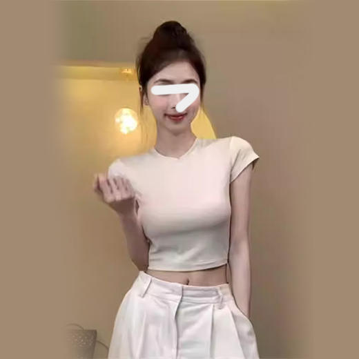 裁缝学苑AS530短款设计感新款T恤纸样后背抽绳女装上衣打版裁剪 商品图2