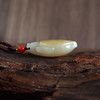 【天然正品】天然新疆籽料细腻油润度佳长寿龟（招财、保平安）和田玉吊坠项链35.5*27.2*12.0MM（皆取最大值）中性款现售价：3880！010725NJM16 商品缩略图9