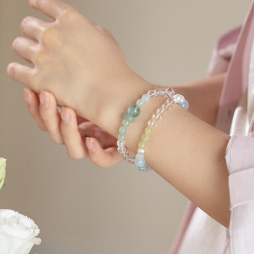 【购买任意两件产品，即送「首饰盲盒」一个，款式随机发，每个ID限送一个】MS Lemuguet（铃兰珠宝）多巴胺疗愈水晶系列 视觉降温10°清凉治愈 清新脱俗 商品图2