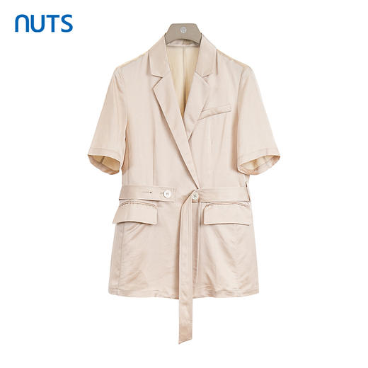 NUTS夏季新款时尚通勤百搭OL职业休闲西装外套女421041022 商品图0