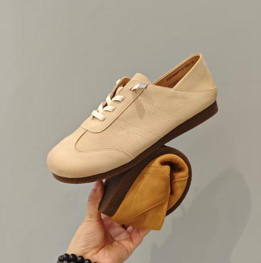 【秋季新款】西村名物2025年秋季新款小圆头舒软平底深口单鞋薄底勃肯鞋X25CM30071 商品图4